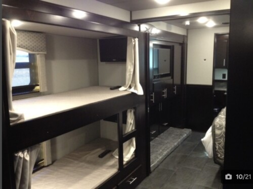 2016 Lone Star 2 Bath Triple Slide Bunk Coach 80K Miles, Loaded, Available Today - Image 10